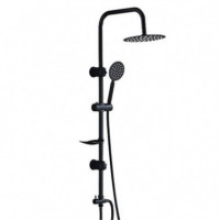 Columna de Ducha Vertical FONTASTOCK Negra sin Grifo