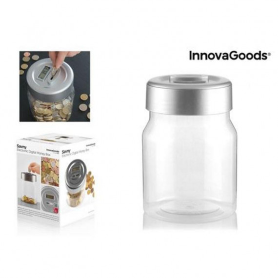 Hucha Digital Electrónica INNOVAGOODS Savny con Contador de Monedas