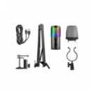 Micrófono MARS GAMING Mmicsc Negro con Brazo Regulable E Iluminación Rgb