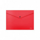 sobre Portadocumentos A4 Fizzy Classic Rojo ERICH KRAUSE