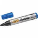 Rotulador Marcador BIC Marking 2000 Ecolutions Azul, Punta 4.9MM