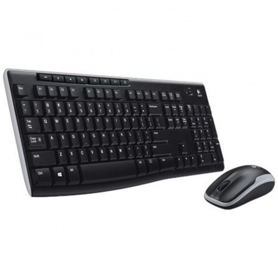 Teclado + Ratón Inalámbrico LOGITECH MK270 Negro