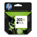 Cartucho de Tinta Negro HP 302XL de Alta Capacidad Original