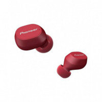 Auriculares Inalámbricos True Wireless PIONEER SE-C5TW Rojos