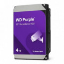 Disco Duro WESTERN DIGITAL Purple 4 Tb 3.5" Sata Iii 5400 Rpm 256 Mb P/n: WD44PURZ