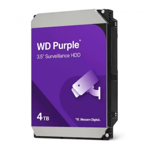 Disco Duro WESTERN DIGITAL Purple 4 Tb 3.5" Sata Iii 5400 Rpm 256 Mb P/n: WD44PURZ