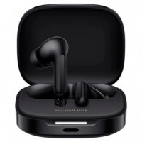 Auriculares XIAOMI Redmi Buds 6 Negro con Micrófono | BLUETOOTH 5.4, Cancelación de Ruido, IP54, 10H Autonomía (BHR9251GL)