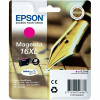 Tinta EPSON Workforce Magenta Xl (T163340) para WF-2010W, WF-2510WF, WF-2520NF, WF-2530WF, WF-2540WF (450 Páginas)