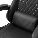 Silla Gaming MARS GAMING Mgc-x Ergonómica Reposapiés Cuero Pu Negro