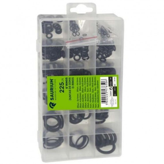Juego de 225 Piezas de Juntas de Goma Saurium