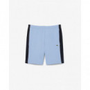 Pantalón Corto LACOSTE de Felpa de Corte Regular con Bloques de Color