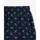Pantalón corto de baño con estampado de cocodrilos de Lacoste