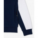 Sudadera deportiva LACOSTE con cremallera y bloques de color