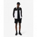 Sudadera deportiva LACOSTE con cremallera y bloques de color