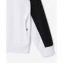 Sudadera deportiva LACOSTE con cremallera y bloques de color