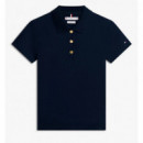 TOMMY HILFIGER - GOLD BUTTON SLIM SS POLO - C1G - F|WW0WW49252/C1G