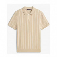 TOMMY HILFIGER - Knitted Vertical Stripe Ss Polo - Rbt - F|MW0MW41949/RBT