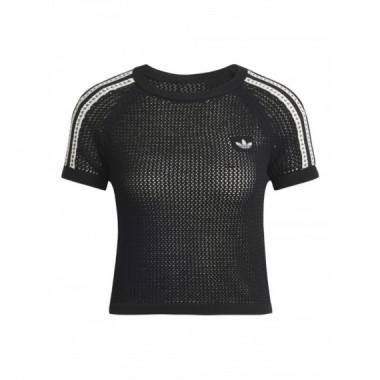 ADIDAS ORIGINALS - CROCHET TEE - BLACK - KC6481/BLACK