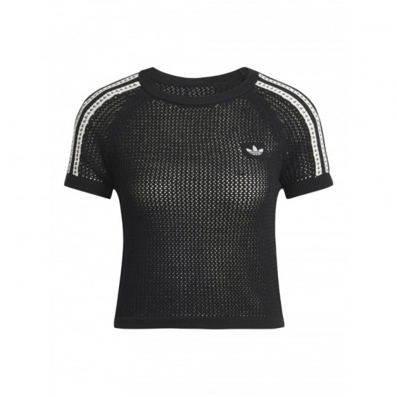 ADIDAS ORIGINALS - CROCHET TEE - BLACK - KC6481/BLACK
