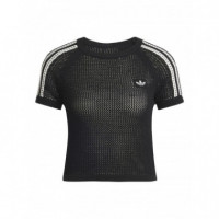 ADIDAS ORIGINALS - Crochet Tee - Black - KC6481/BLACK