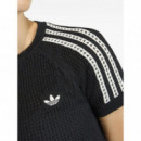 ADIDAS ORIGINALS - CROCHET TEE - BLACK - KC6481/BLACK