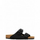 BIRKENSTOCK - Arizona Wb Lenb - Black - 1031697/BLACK
