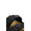 BIRKENSTOCK - Arizona Wb Lenb - Black - 1031697/BLACK