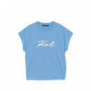 KARL LAGERFELD - rope logo t-shirt - 349 - B2W17020/349