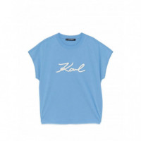 KARL LAGERFELD - Rope Logo T-shirt - 349 - B2W17020/349