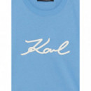 KARL LAGERFELD - rope logo t-shirt - 349 - B2W17020/349