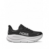 HOKA ONE ONE - Bondi 9 - Black White - 1162011/BLACK White