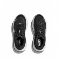 HOKA ONE ONE - Bondi 9 - Black White - 1162011/BLACK White