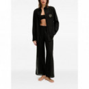 KARL LAGERFELD - hotel karl crest ls shirt - 999 - B1W46032/999