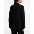 KARL LAGERFELD - hotel karl crest ls shirt - 999 - B1W46032/999