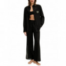 KARL LAGERFELD - hotel karl crest beach pants - 999 - B1W46033/999