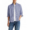 TOMMY HILFIGER - ES FLEX POPLIN PRT RF BD S/S - 0GZ - F|MW0MW44083/0GZ