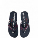 TOMMY HILFIGER - Sporty Hilfiger Beach Sandal - DW5 - F|FM0FM05805/DW5