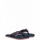 TOMMY HILFIGER - Sporty Hilfiger Beach Sandal - DW5 - F|FM0FM05805/DW5