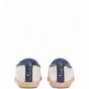 TOMMY HILFIGER - Hilfiger Chambray Espadrille - Ybl - F|FM0FM05793/YBL