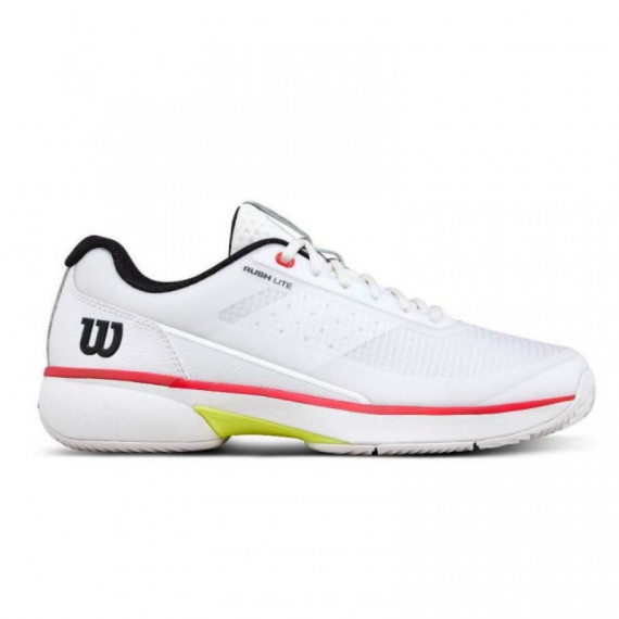 Zapatillas Wilson Rush Lite 5 Blanco Negro Rojo  WILSON PADEL