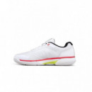 Zapatillas Wilson Rush Lite 5 Blanco Negro Rojo  WILSON PADEL