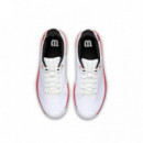 Zapatillas Wilson Rush Lite 5 Blanco Negro Rojo  WILSON PADEL