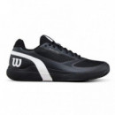 Zapatillas Wilson Rush Pro 5 Negro Blanco  WILSON PADEL