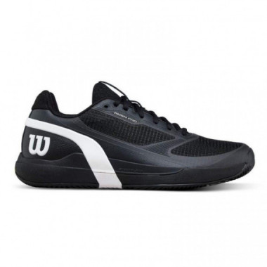 Zapatillas Wilson Rush Pro 5 Negro Blanco  WILSON PADEL