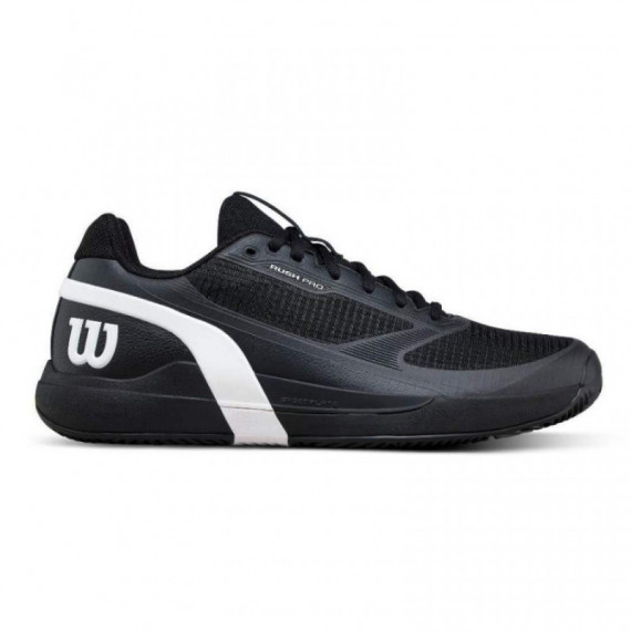 Zapatillas Wilson Rush Pro 5 Negro Blanco  WILSON PADEL