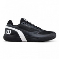 Zapatillas Wilson Rush Pro 5 Negro Blanco  WILSON PADEL
