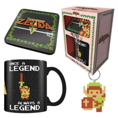 Set de Taza, Posavasos y Llavero The Legend Of Zelda  PYRAMID