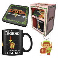 Set de Taza, Posavasos y Llavero The Legend Of Zelda  PYRAMID