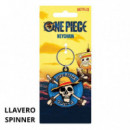 Llavero One Piece Escudo Spinner  PYRAMID