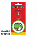 Llavero Yoshi Super Mario Spinner  PYRAMID